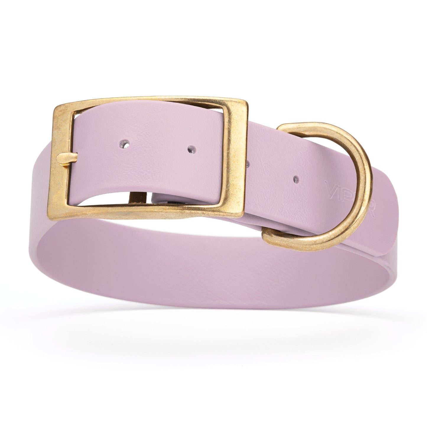Viper Biothane Waterproof Collar - Brass Hardware - Size XL, Wide (20 to 24 inches)