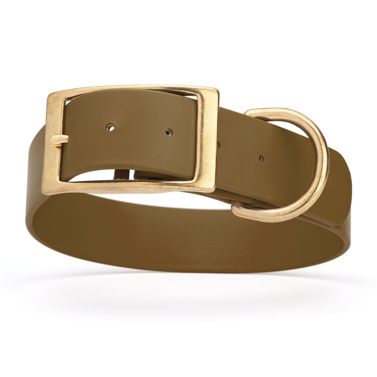 Viper Biothane Waterproof Collar - Brass Hardware - Size XXL, 1.5 in Wide (24 to 28 inches)