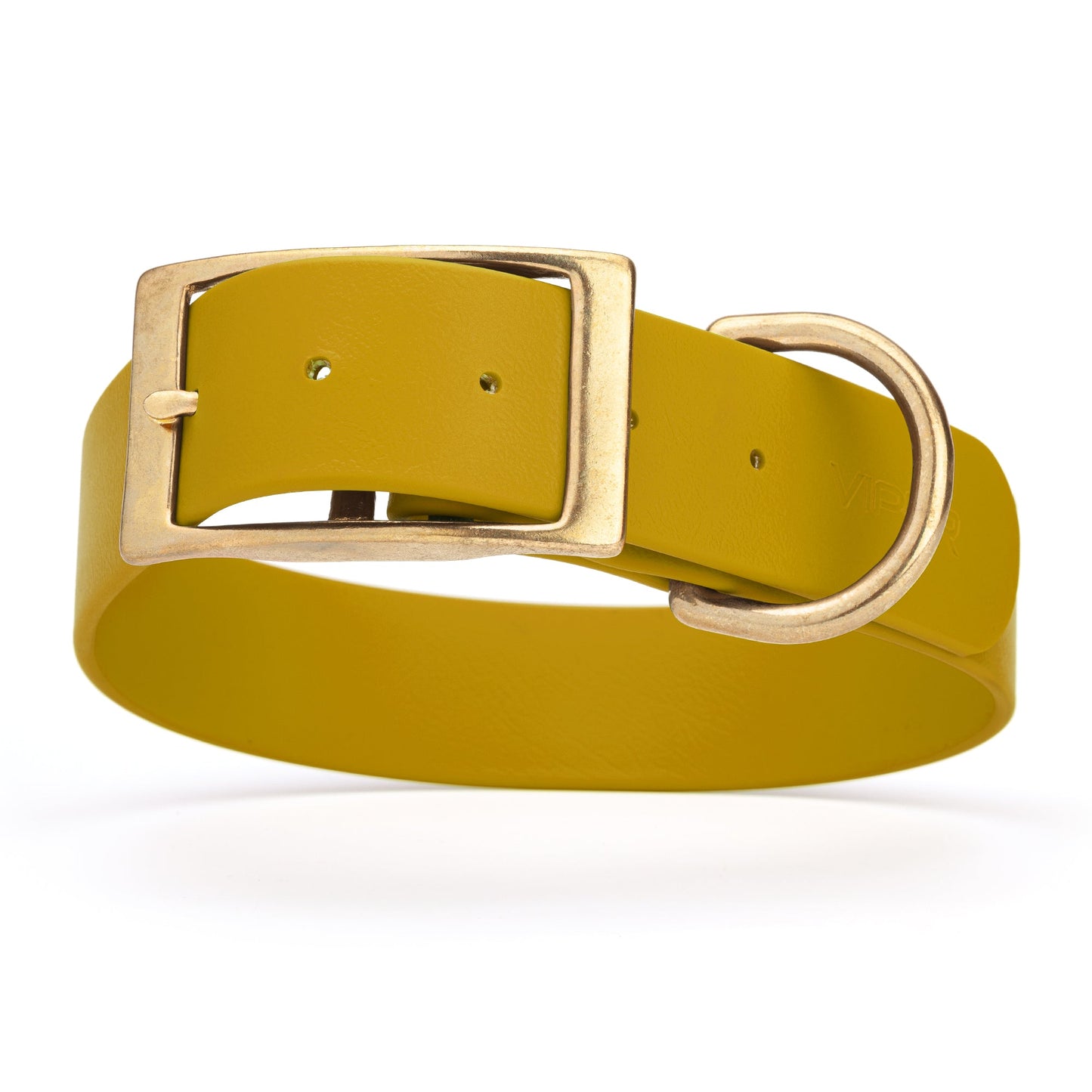 Viper Biothane Waterproof Collar - Brass Hardware - Size XXL, 1.5 in Wide (24 to 28 inches)