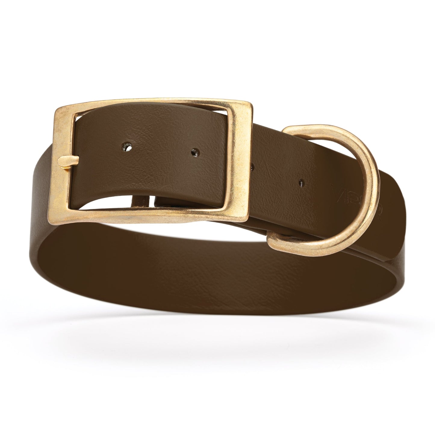 Viper Biothane Waterproof Collar - Brass Hardware - Size XXL, 1.5 in Wide (24 to 28 inches)