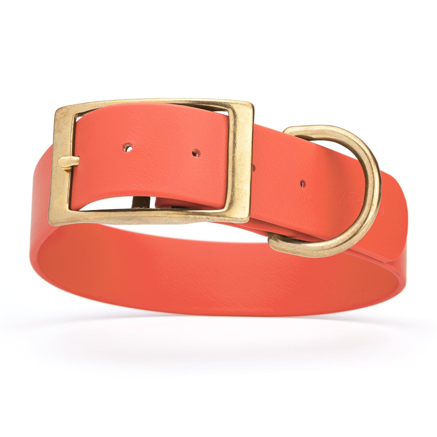 Viper Biothane Waterproof Collar - Brass Hardware - Size XXL, 1.5 in Wide (24 to 28 inches)