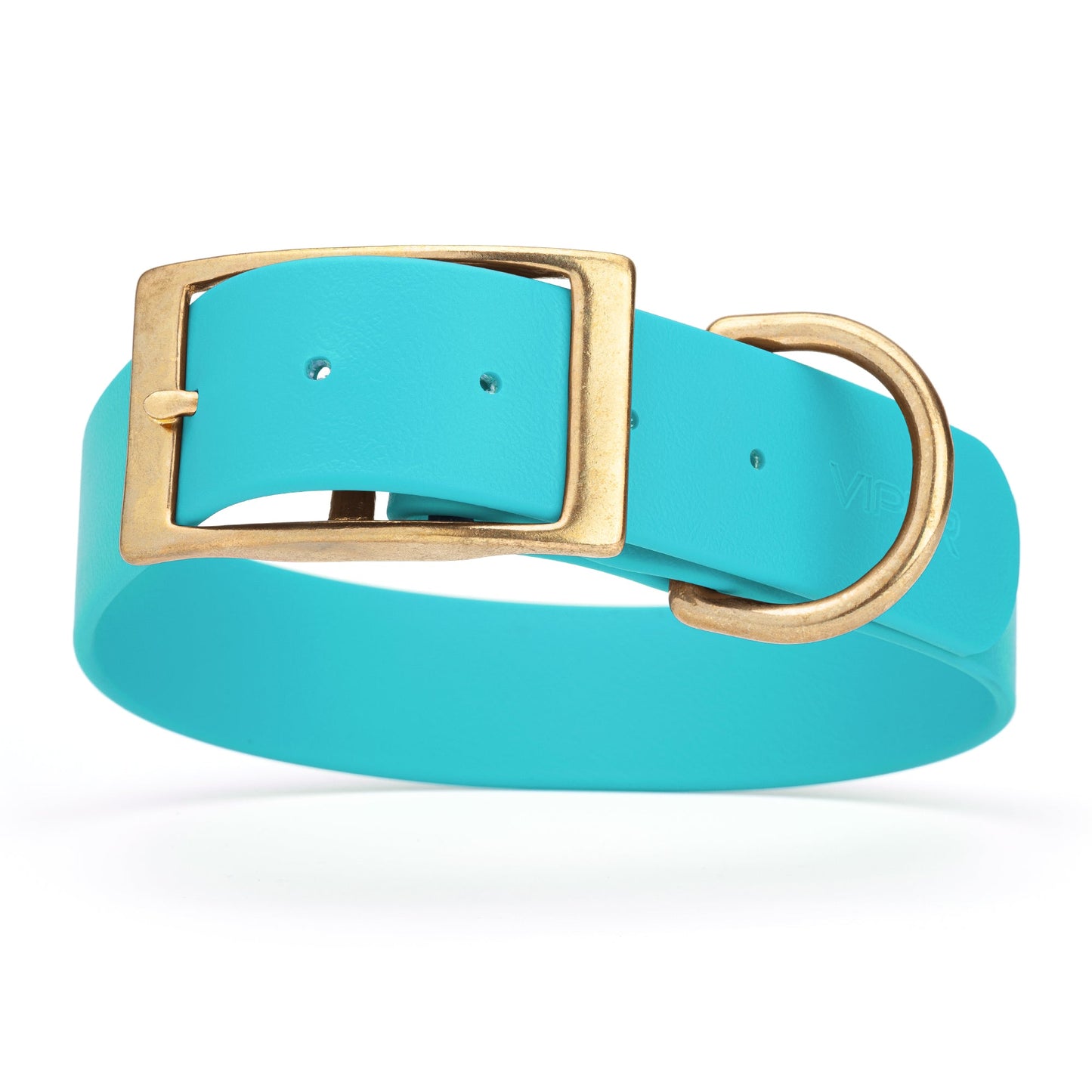 Viper Biothane Waterproof Collar - Brass Hardware - Size XXL, 1.5 in Wide (24 to 28 inches)