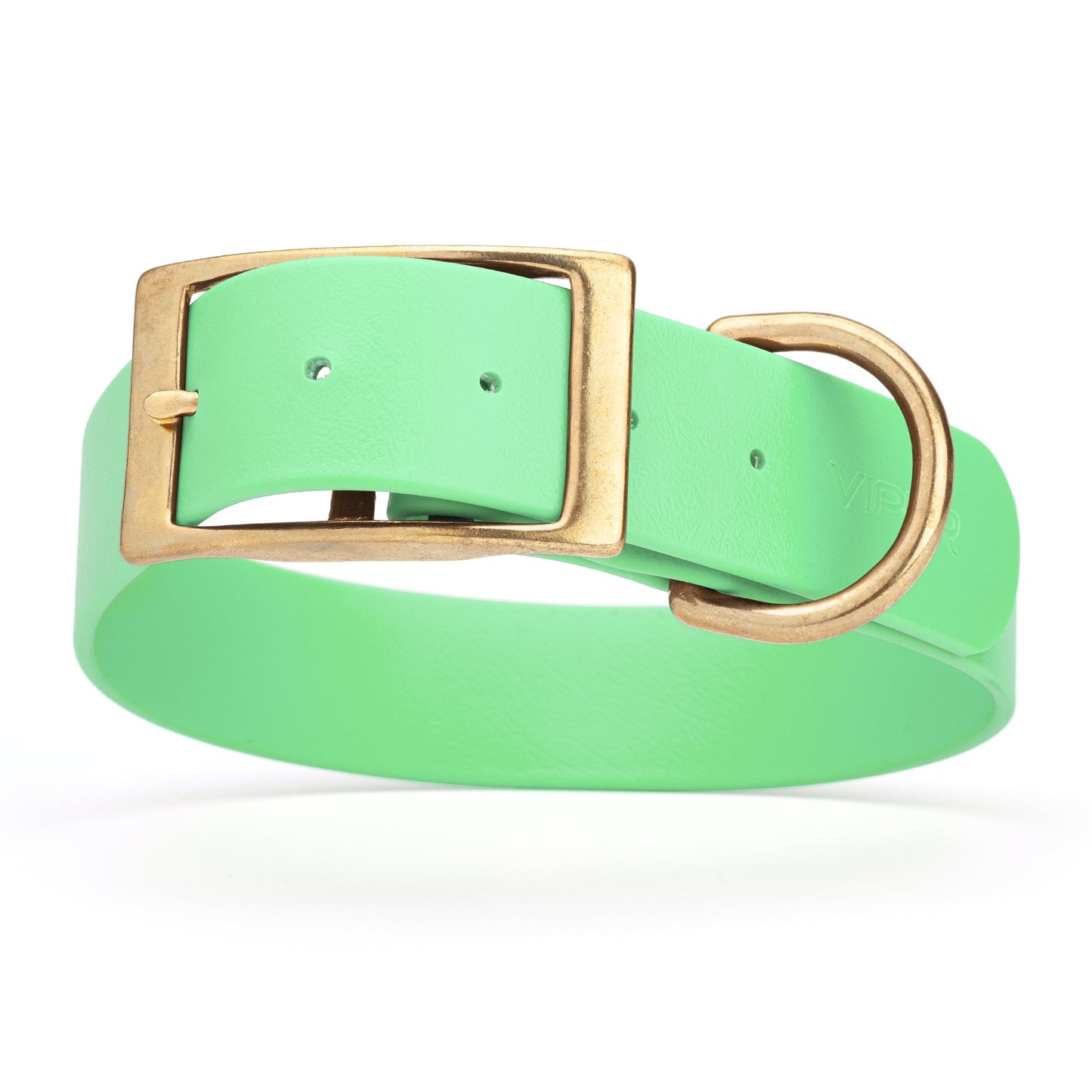 Viper Biothane Waterproof Collar - Brass Hardware - Size XXL, 1.5 in Wide (24 to 28 inches)