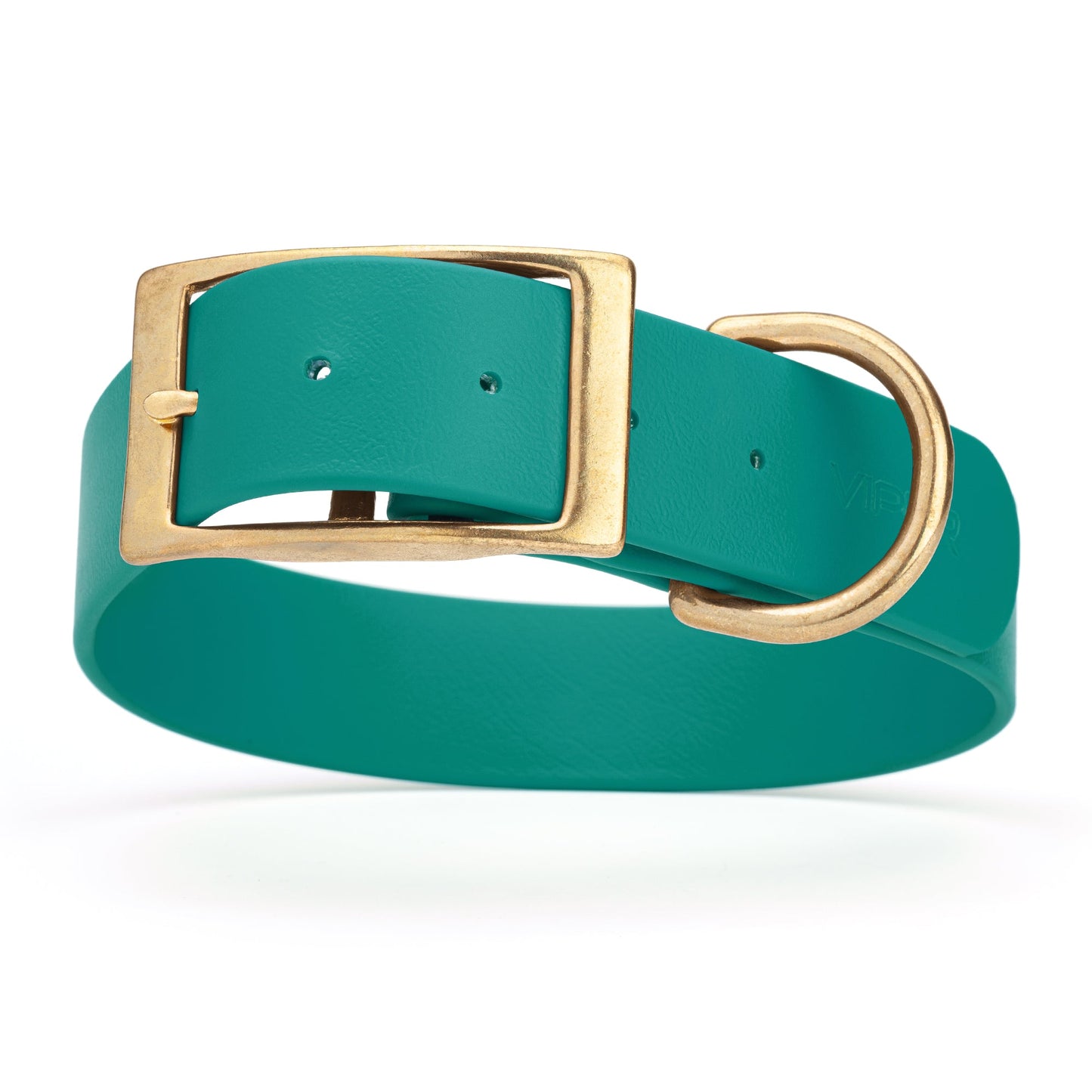 Viper Biothane Waterproof Collar - Brass Hardware - Size XXL, 1.5 in Wide (24 to 28 inches)