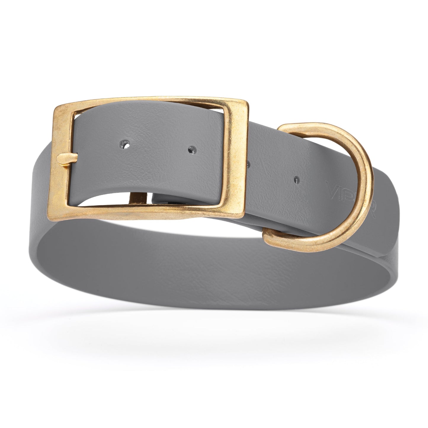 Viper Biothane Waterproof Collar - Brass Hardware - Size XXL, 1.5 in Wide (24 to 28 inches)