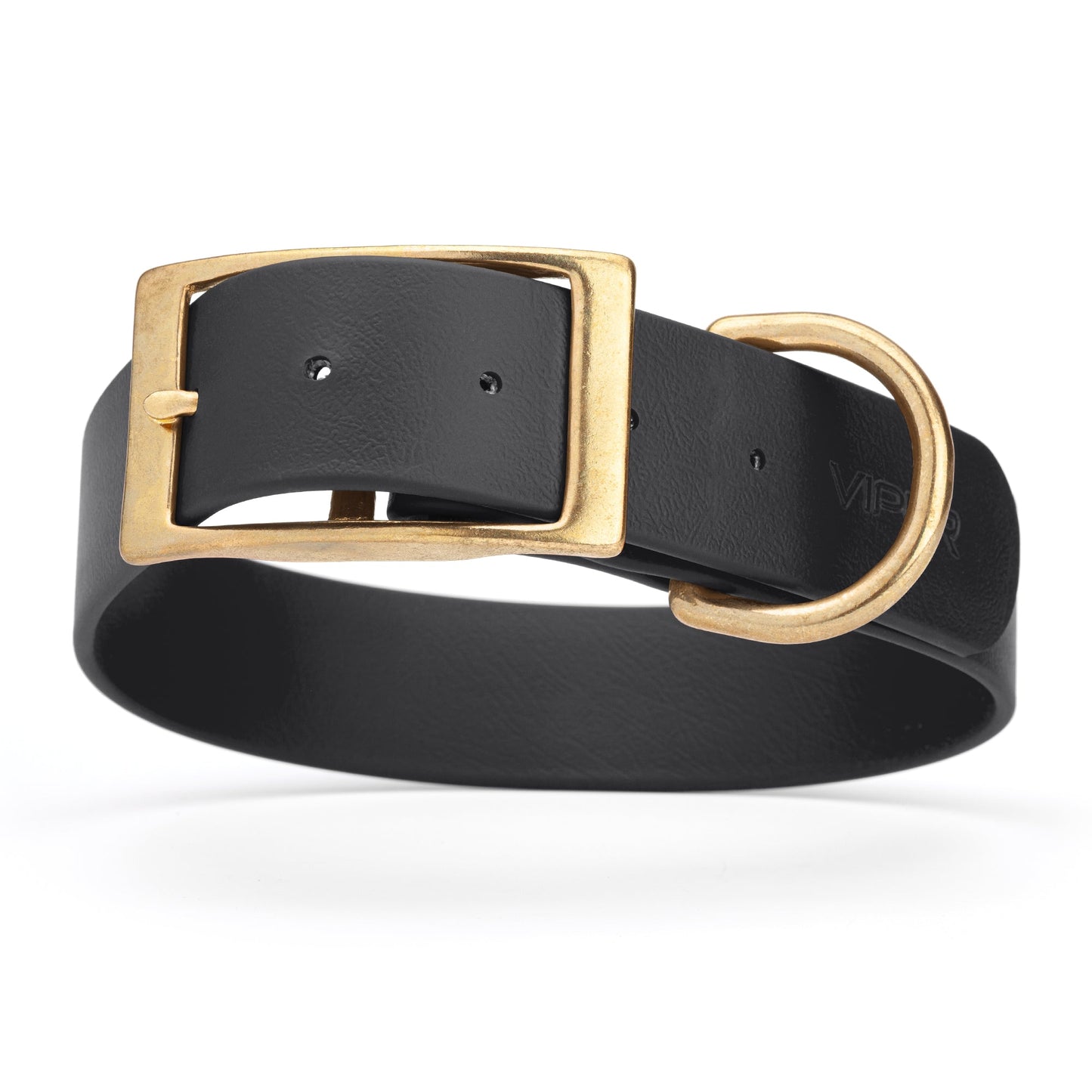 Viper Biothane Waterproof Collar - Brass Hardware - Size XXL, 1.5 in Wide (24 to 28 inches)