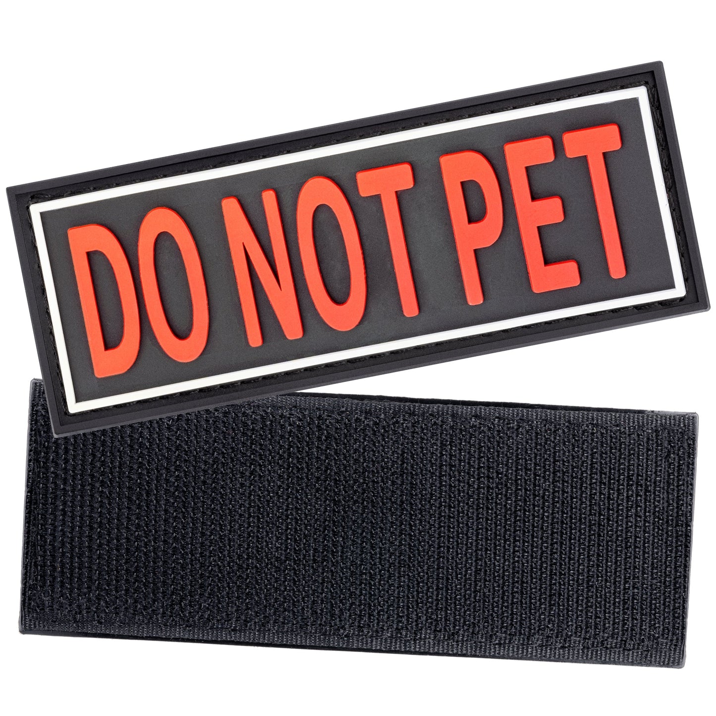 Dogline 3D Rubber Do Not Pet Removable Accessories for Dog Harness and Vest