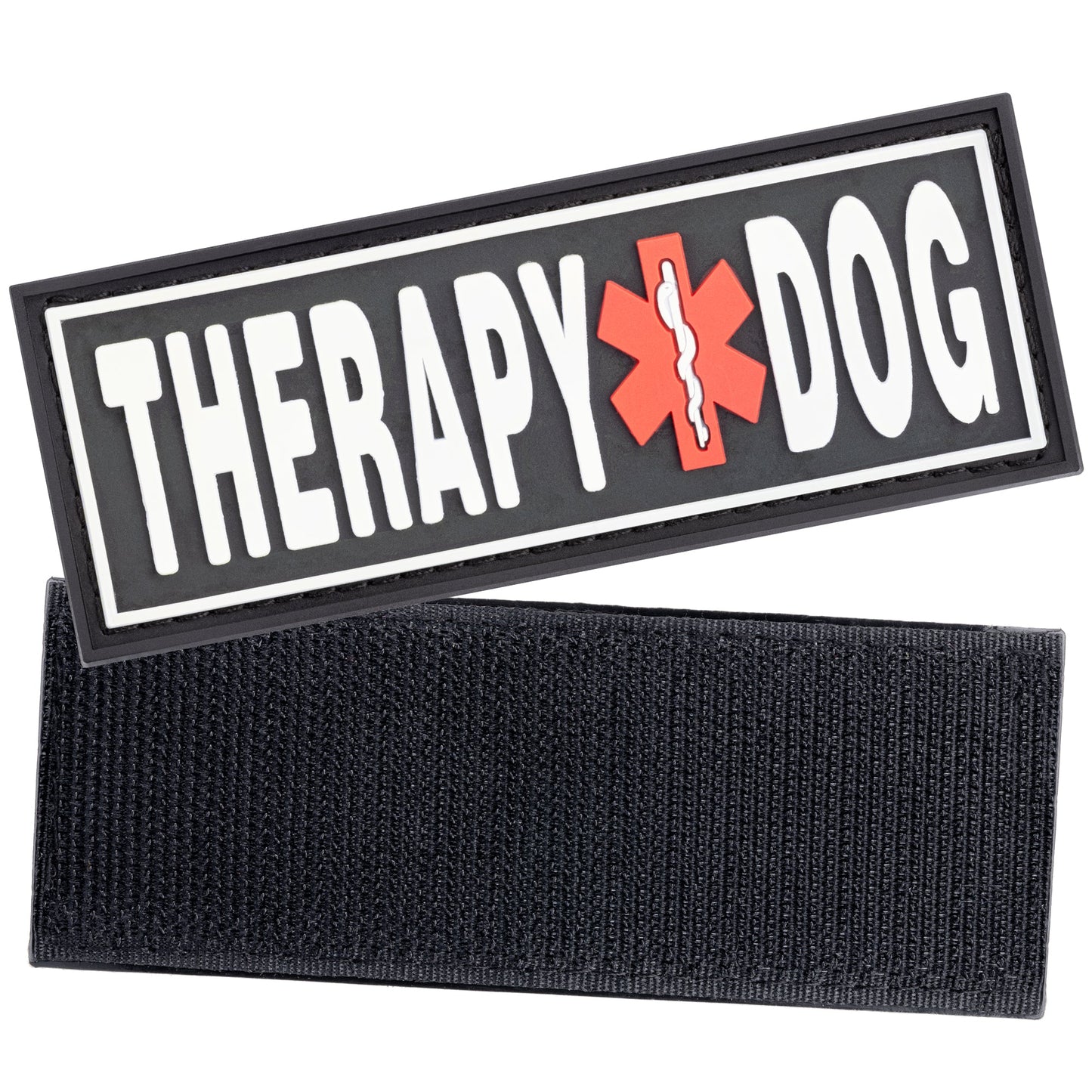 Dogline 3D Rubber Therapy Dog Removable Accessories for Dog Harness and Vest