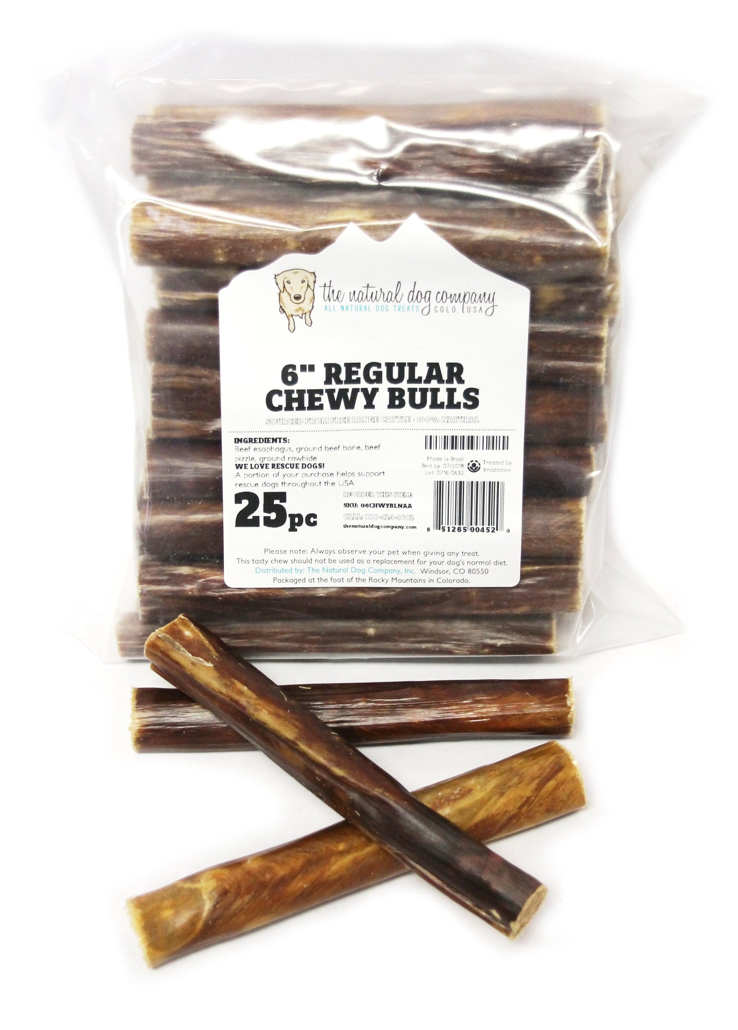 6" Chewy Bulls (Bulk) - Pack of 25