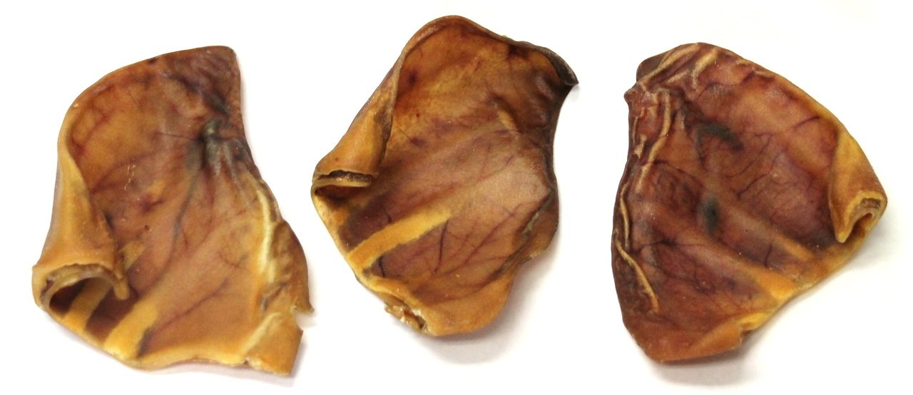 Whole Pig Ears (Bulk)- Pack of 25