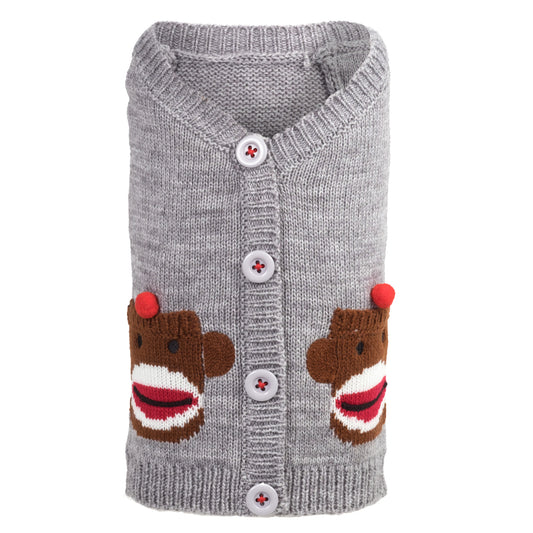 Sock Monkey Cardigan