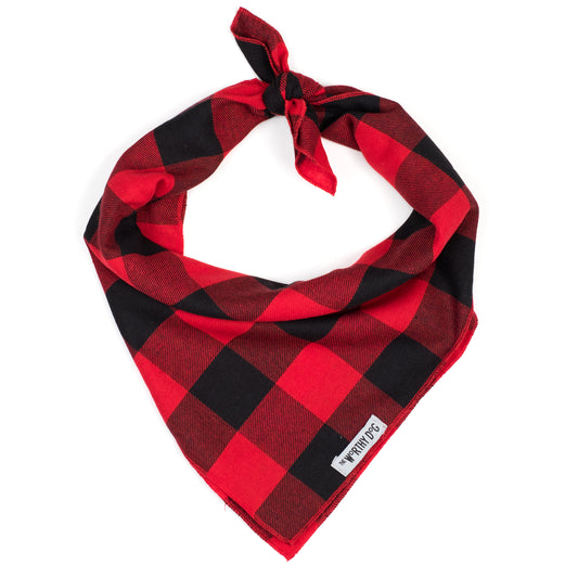 Large Buffalo Plaid Bandana