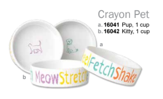 Stoneware Crayon Pet (Inner Pack: 4)