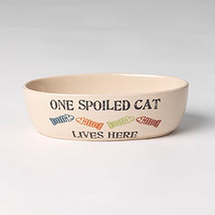 Cats Only Dining Supplies-One Spoiled Cat