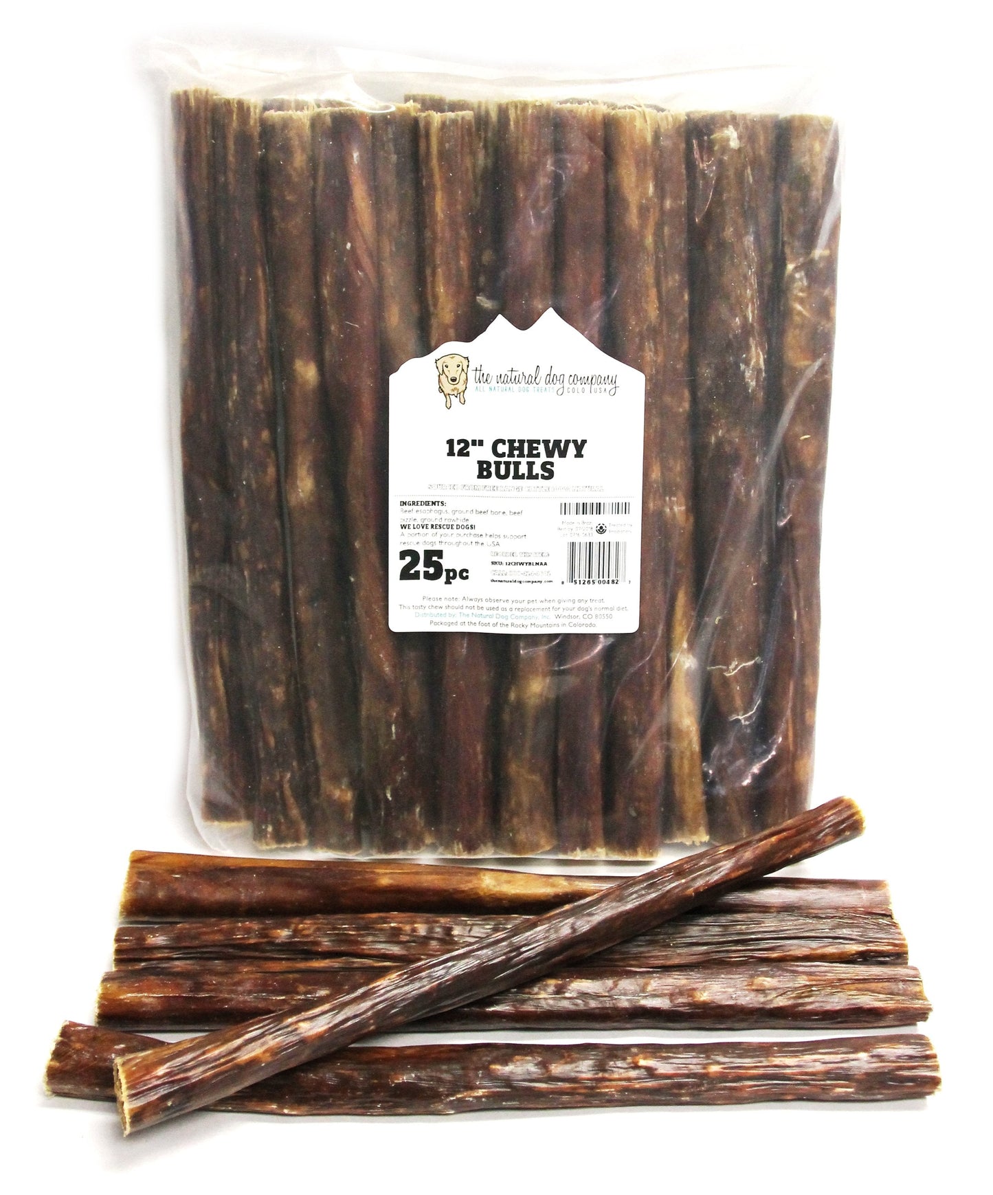 12" Chewy Bulls (Bulk)- Pack of 25