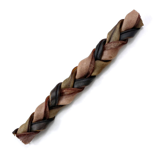 12" Standard Braided Collagen Sticks (Bulk)- Pack of 25