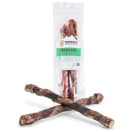 12" Tremenda Chewy Bull - 2 Pack- EACH