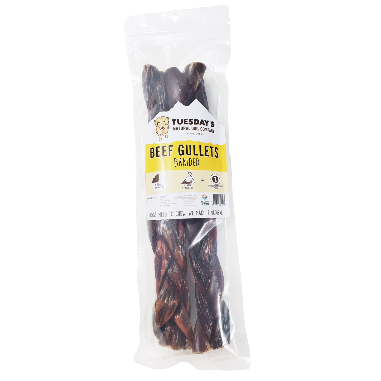 12" Braided Gullet Sticks - 2 Pack- EACH