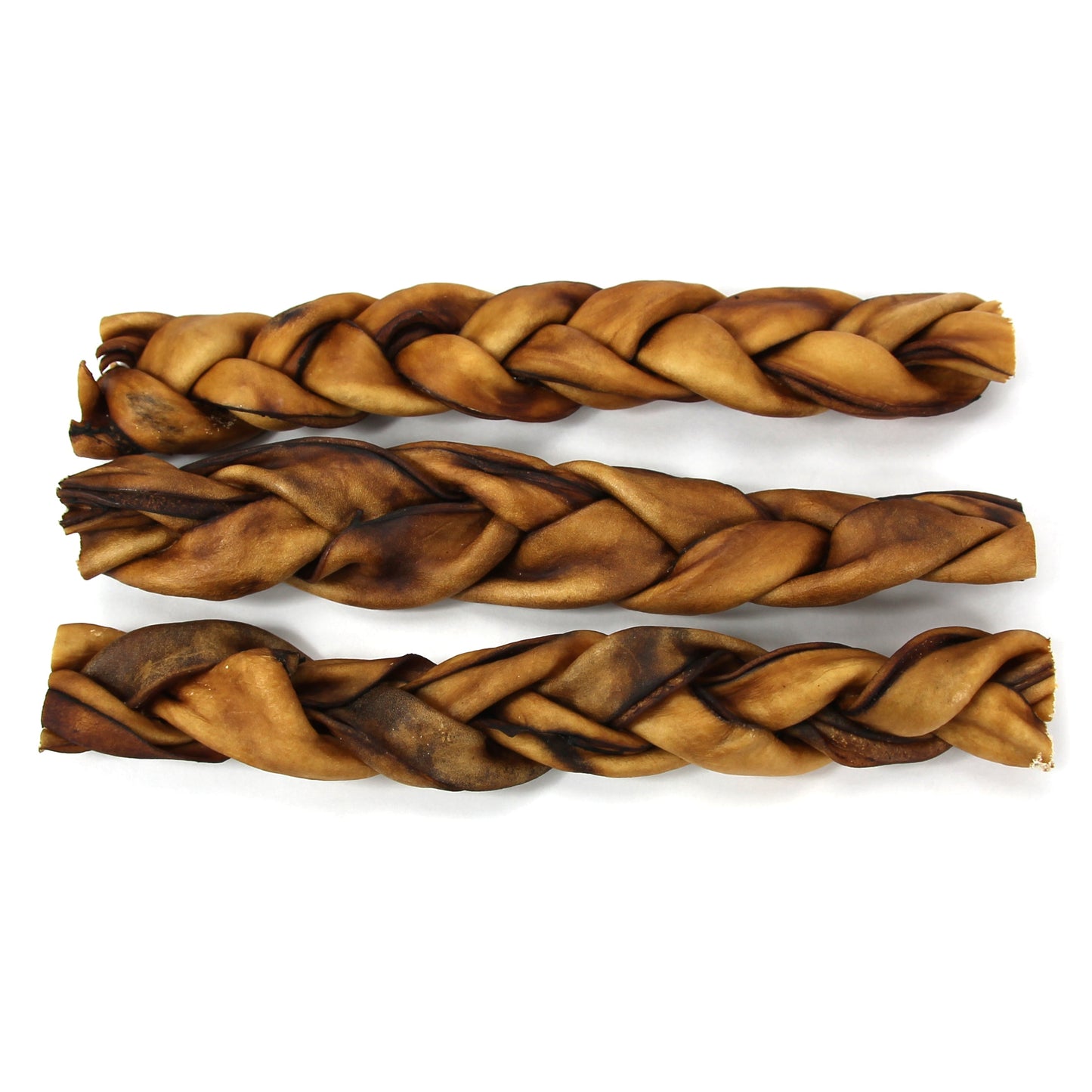 12" Jumbo Braided Collagen Sticks (Bulk)- Pack of 25