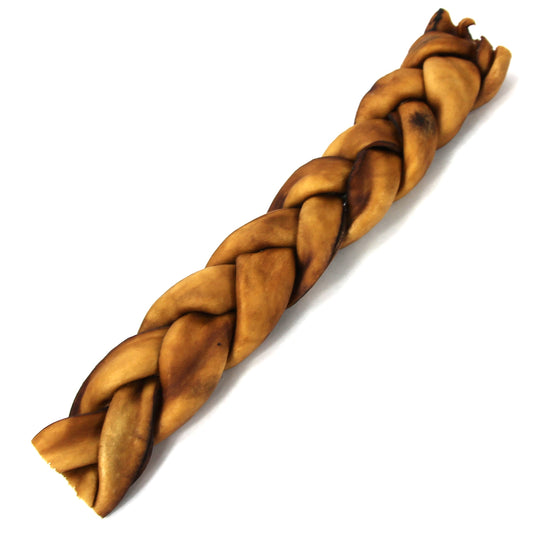 12" Jumbo Braided Collagen Sticks (Bulk)- Pack of 25