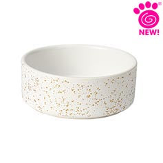 PetRageous Designs Stoneware Speckles / Sprinkles pet bowl