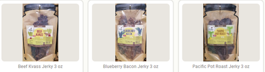 Dehydrated Artisan Jerky - Pacific Pot Roast (3 oz)
