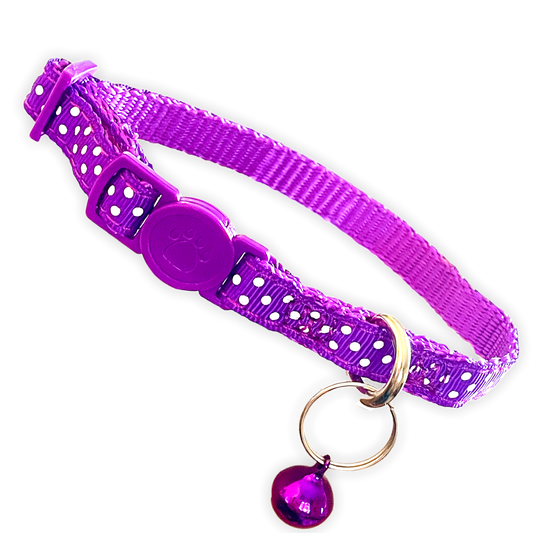 Polka Dot Cat Collar