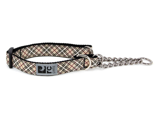 Training Collar - Tan Tartan