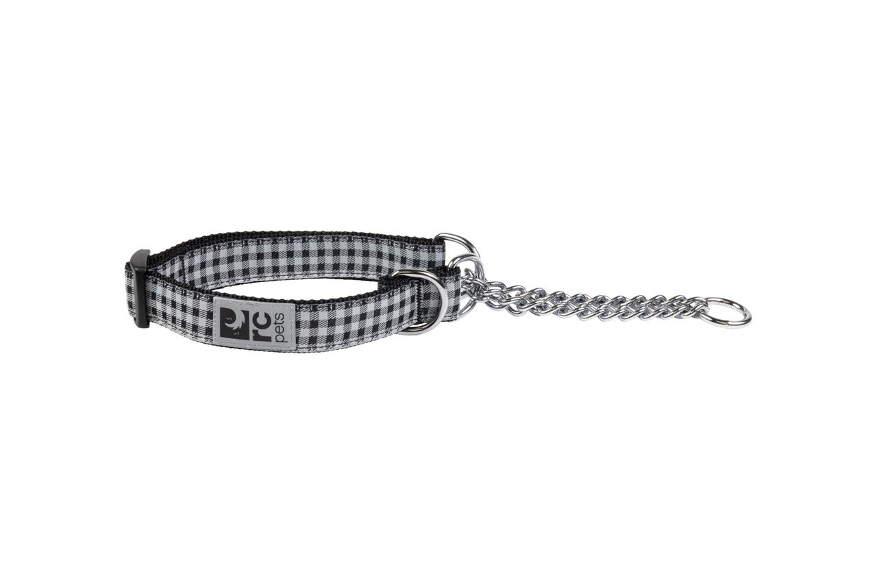 Training Collar - Black Gingham