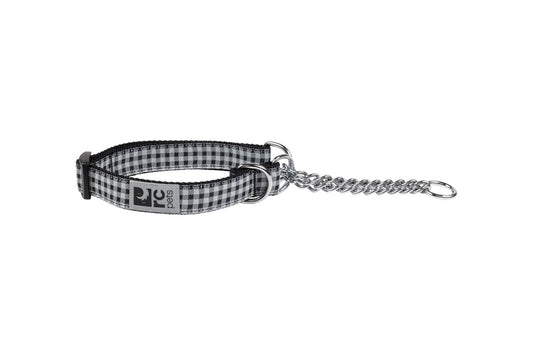 Training Collar - Black Gingham