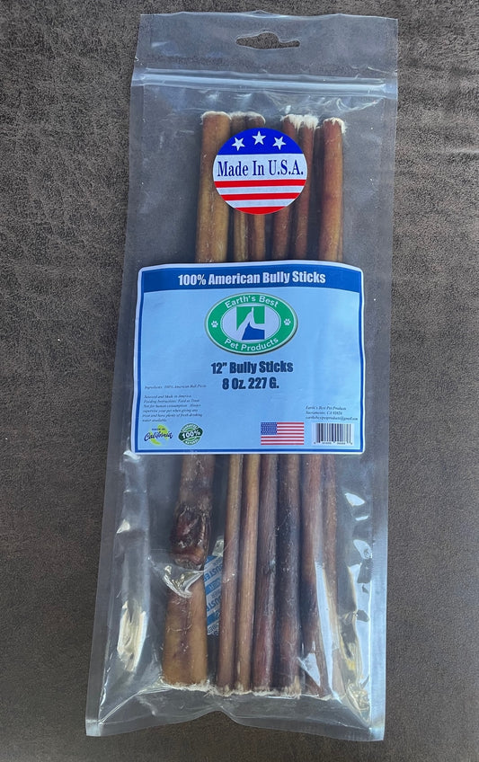 USA Angus Bully Sticks -Bagged Packs W/ UPC