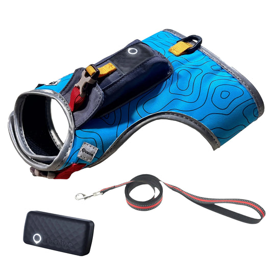 The Pathfinder Cat Harness with GPS Pocket and Leash