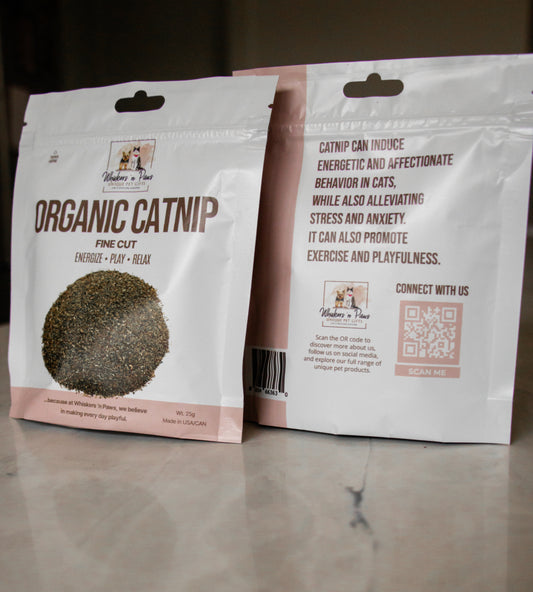 Organic Fine Catnip- 0.8oz resealable pouch
