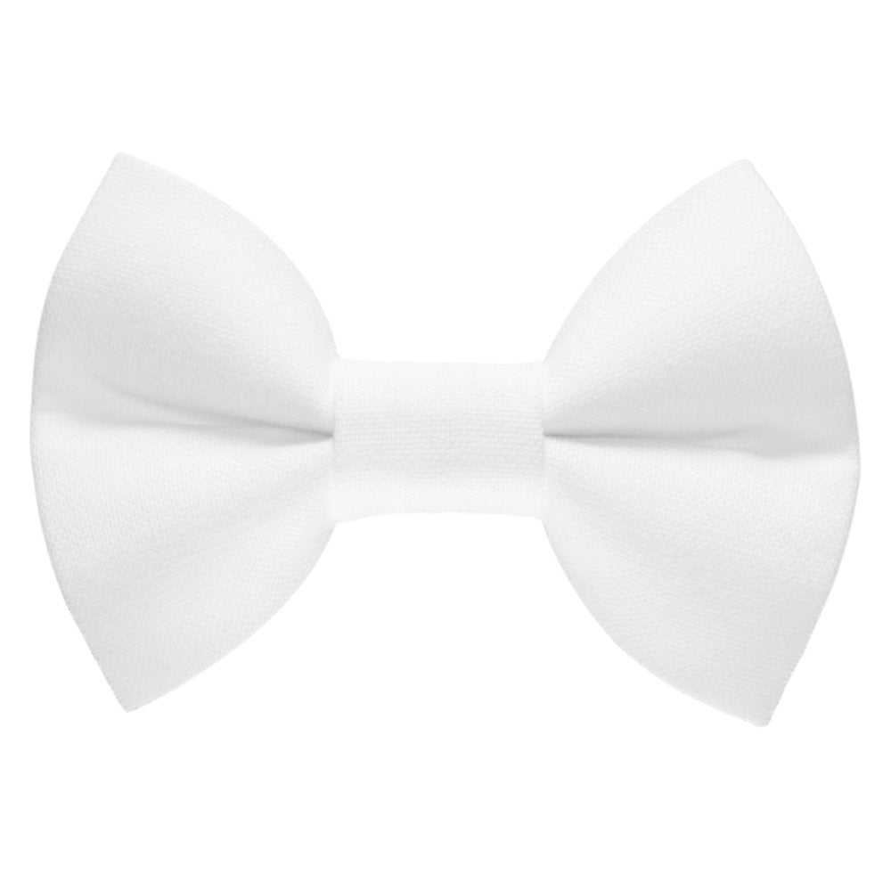 Sweet Pickles Designs The Great Catsby white fabric bow tie