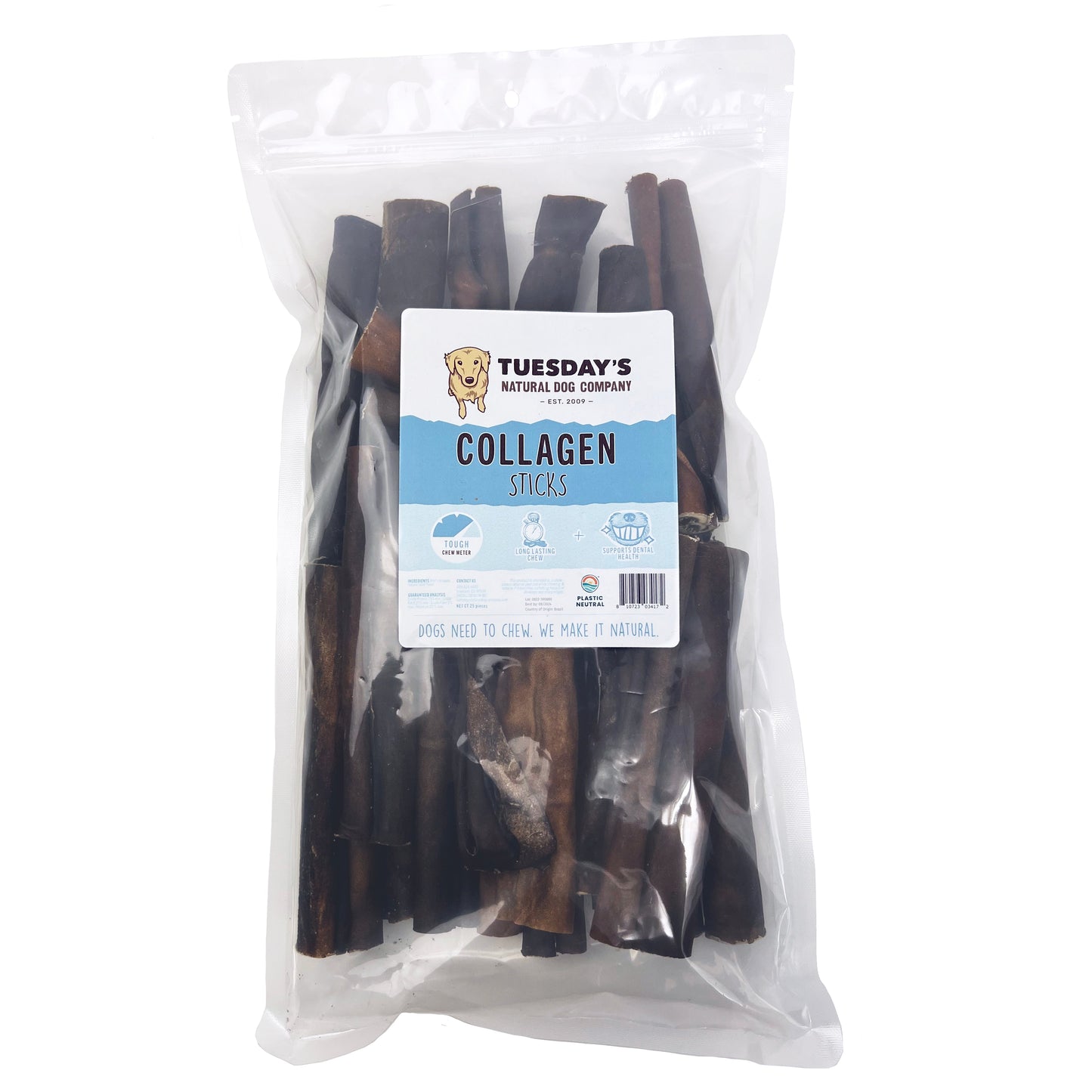 6" Collagen Sticks (Bulk)- Pack of 25
