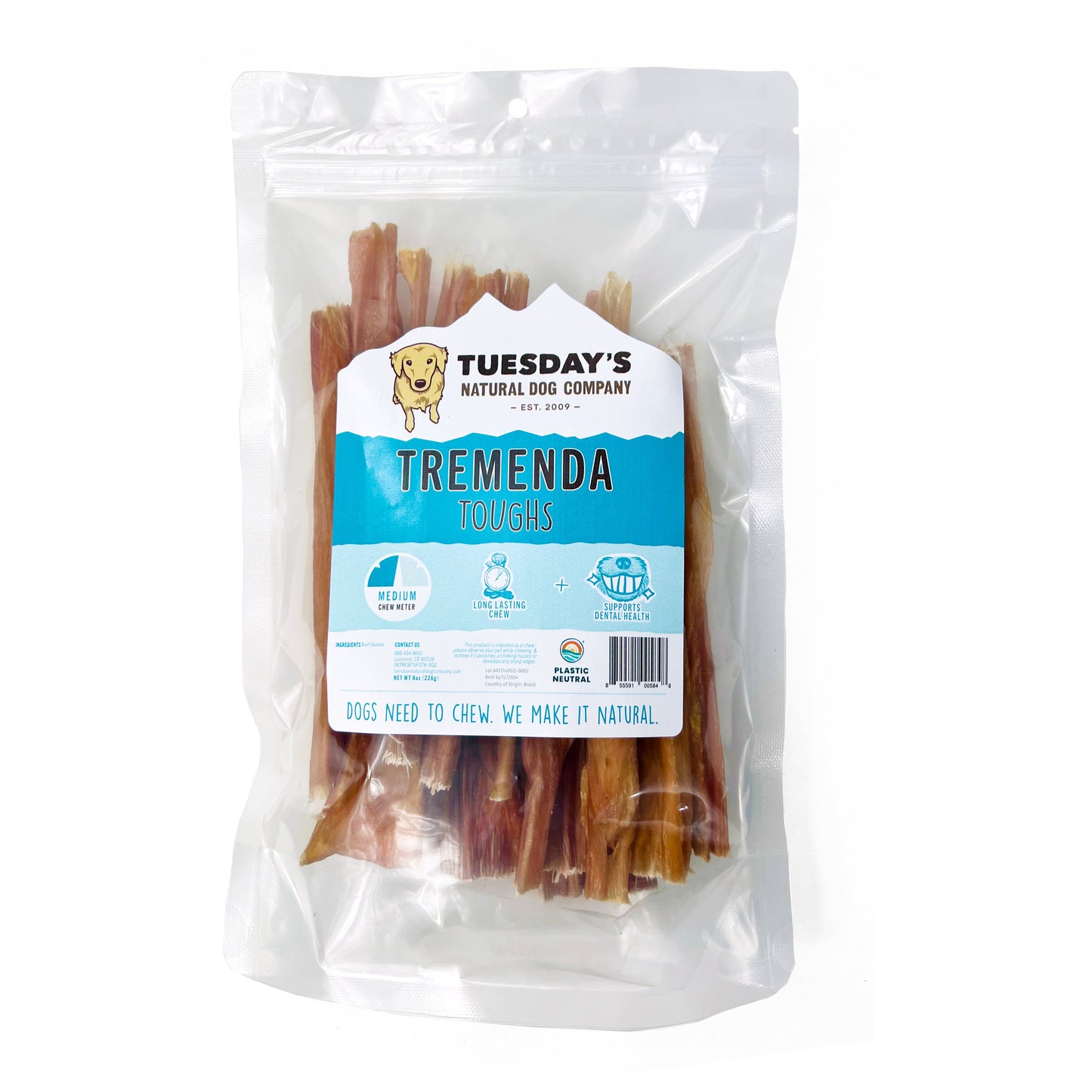 6" Tremenda Tough Sticks - 8 oz- EACH