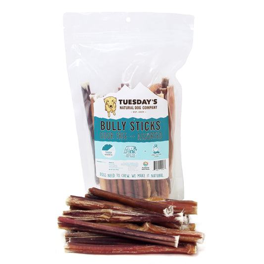 6" Bully Sticks Odor Free - 16 oz- EACH