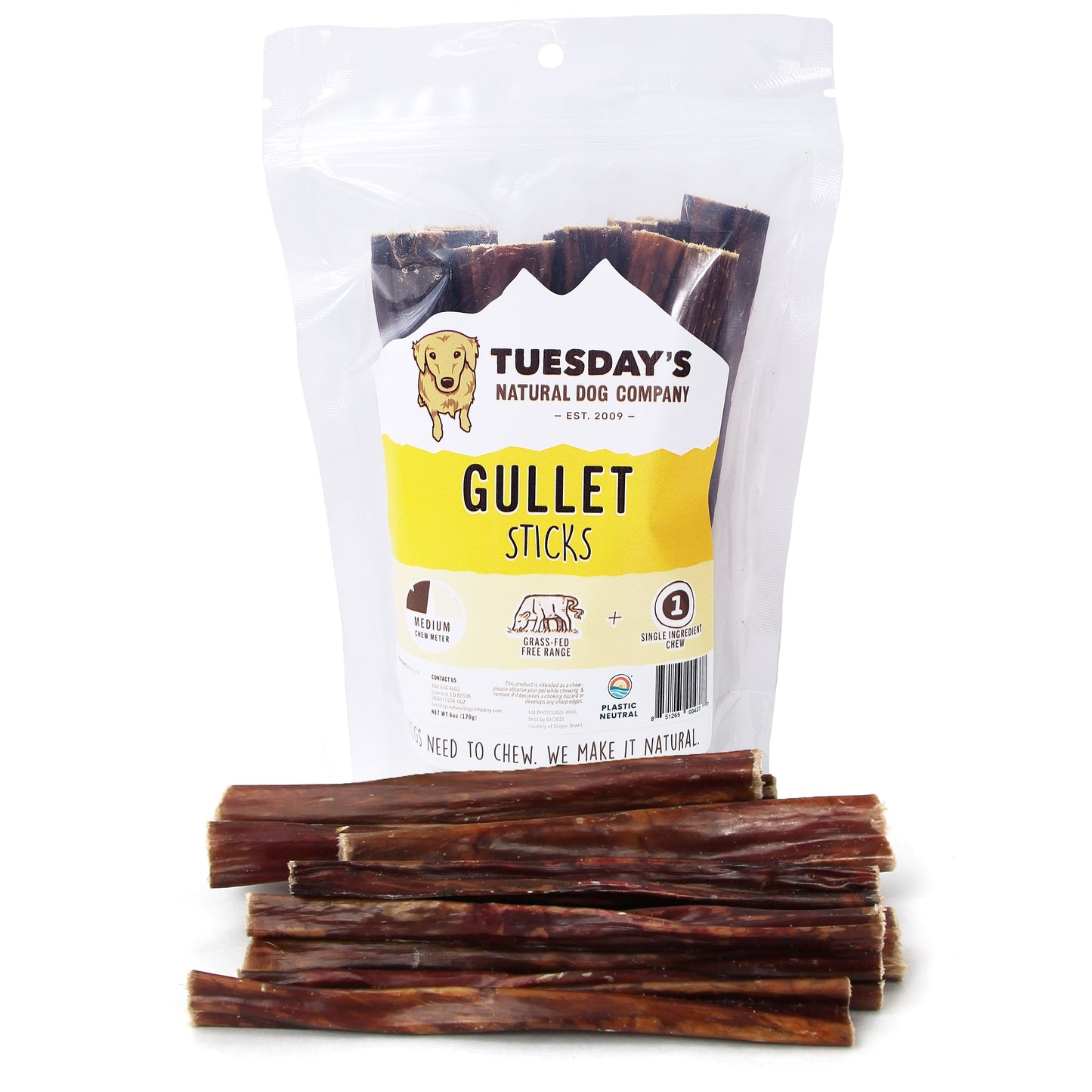 6" Gullet Sticks - 6 oz- EACH
