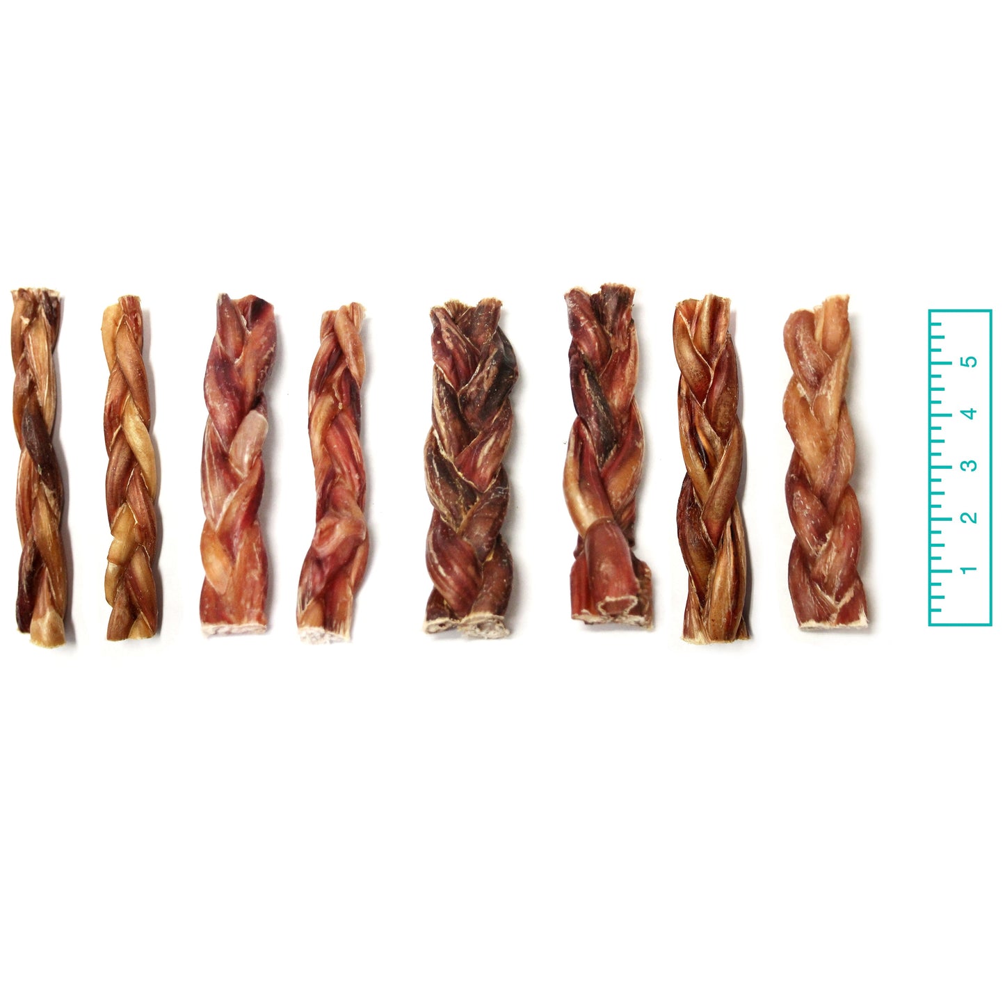 6" Thick Braided Bully Stick - Odor Free (Bulk)- Pack of 25