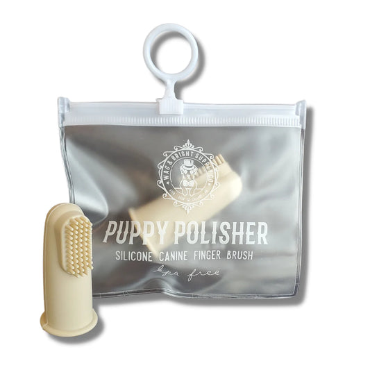 Puppy Polisher
 Finger Brush & Zip Travel Case