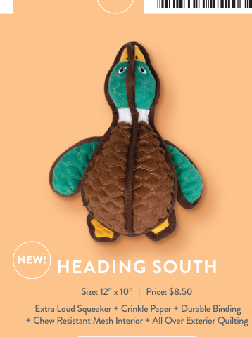 HEADING SOUTH DURABLE DOG TOY Case of 4