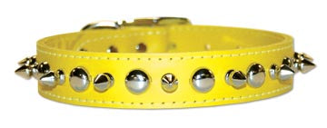 Signature Leather Collar (Hearts) - 3/4" x 16"