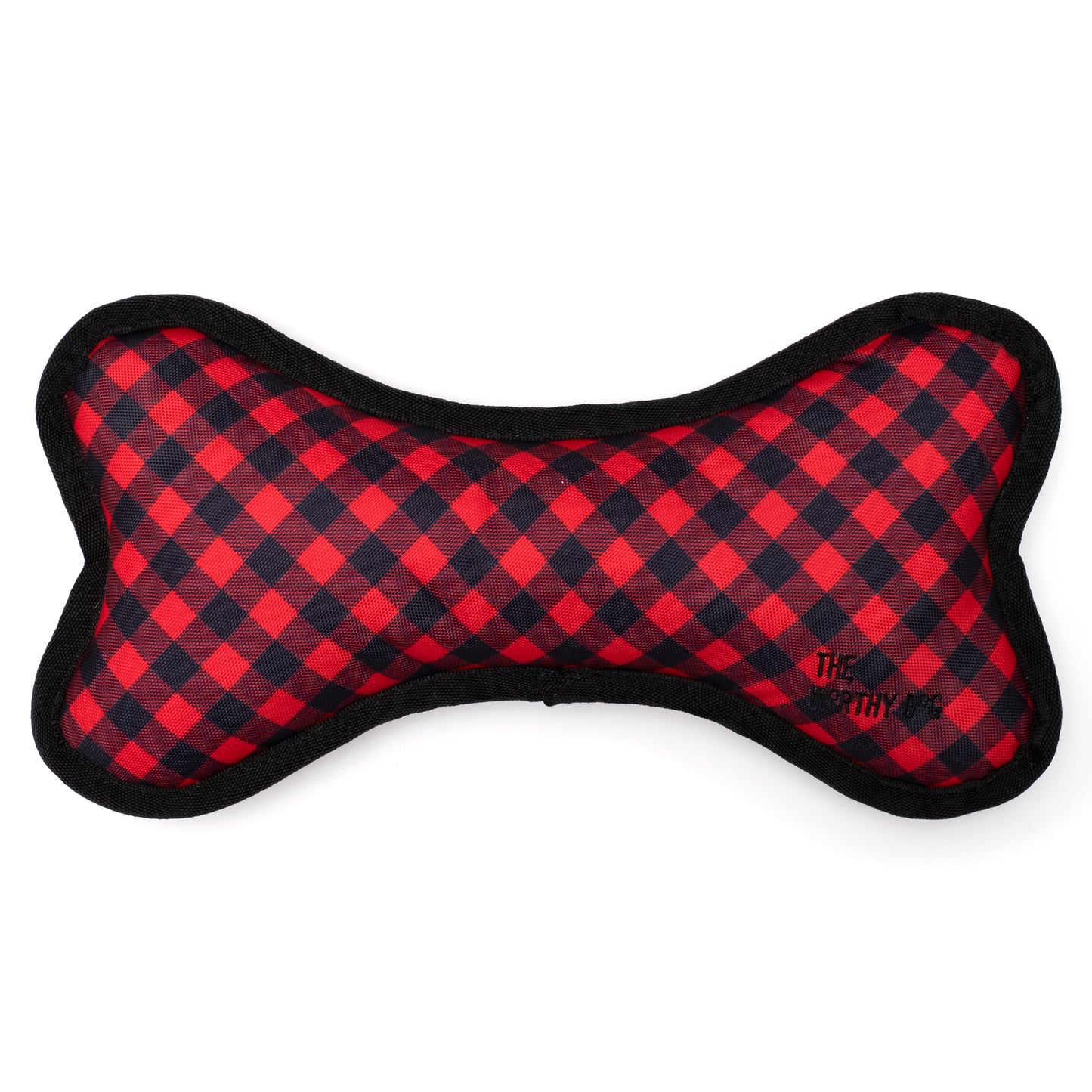 Bias Buffalo Plaid Bone Toy Small