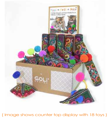 Cat Toys - Tippi, Polli, and Mice