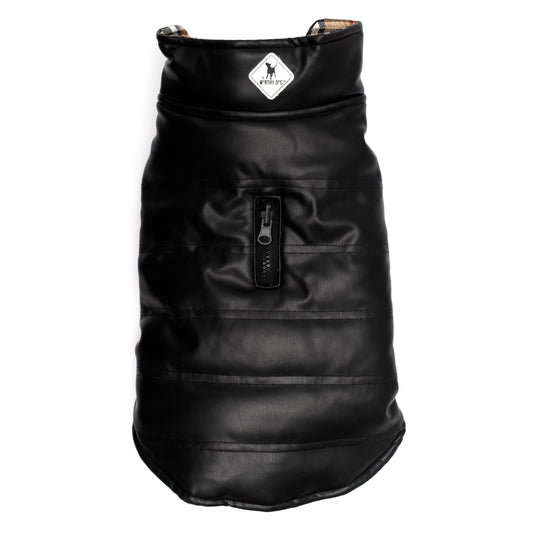 Faux Leather Reversible Jacket