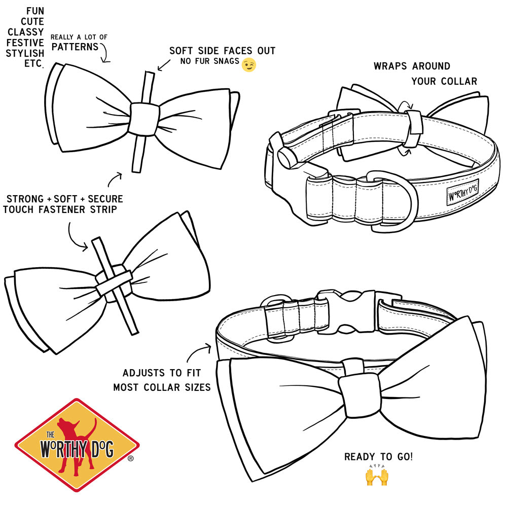 Holiday Check Bow Tie