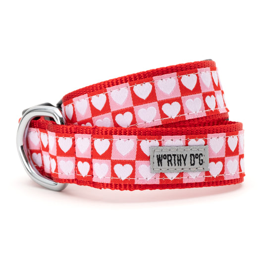 Colorblock Hearts Collar
