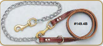 2-Ply Leather Chain Lead (Complete)