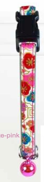 Cat Collar - Hana Reflective - Japanese Print