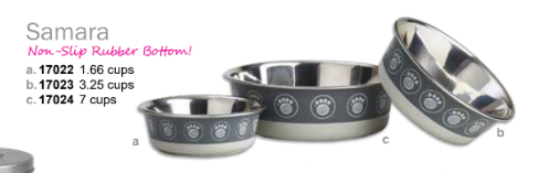 Stainless Steel and Raised Feeders Samara (Inner Pack: 6)